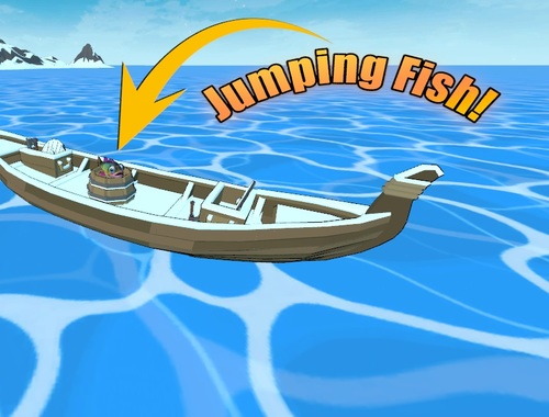 Spel Jumpende vis  aanlyn
