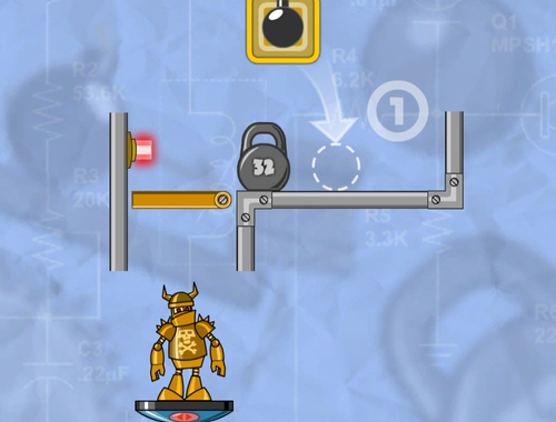 Spel Crash the Robot!  aanlyn