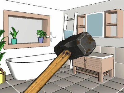 Spel Smash die kamer in stukke  aanlyn