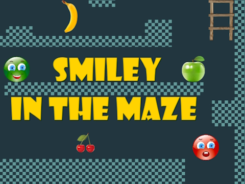 Spel Smiley in die doolhof  aanlyn