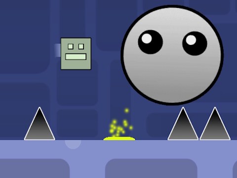 Spel Meetkunde Dash: Clicker en Levels  aanlyn