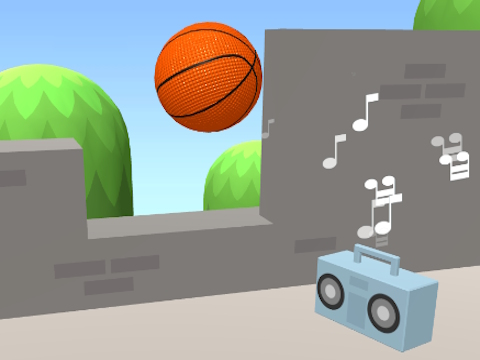 Spel Weiering dunk basketbal  aanlyn