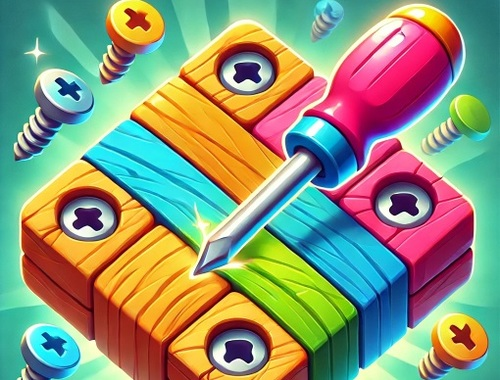 Spel Trek hout legkaart los  aanlyn