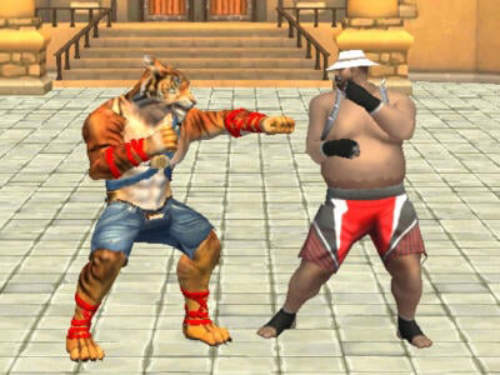 Spel Bodybuilder Karate Fighting  aanlyn