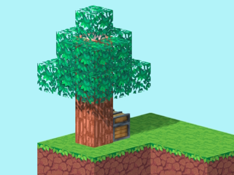 Spel Skyblock 3D: Survival  aanlyn