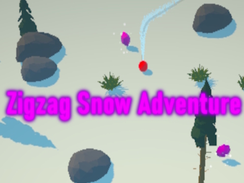 Spel Zigzag sneeu avontuur  aanlyn