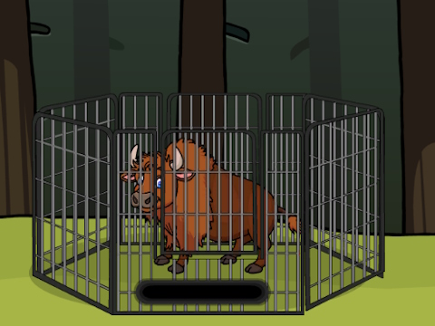 Spel Red die bison uit Cage  aanlyn