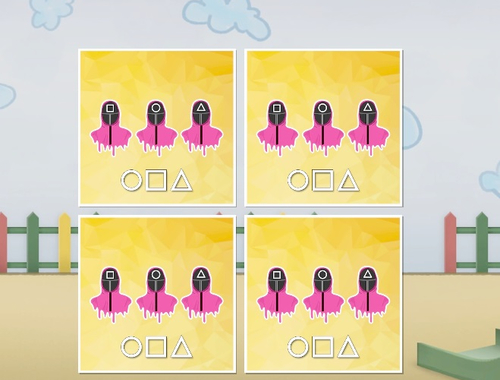 Spel Squid Game Memory Card Match  aanlyn