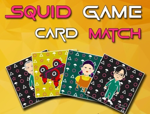 Spel Squid Game Memory Card Match  aanlyn