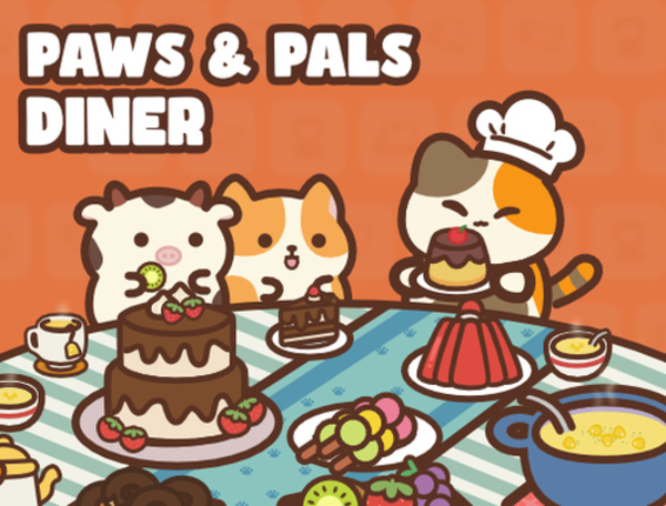 Spel PAWS & PALS DINER  aanlyn