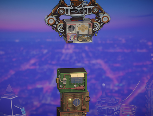 Spel Steampunk Tower Builder  aanlyn