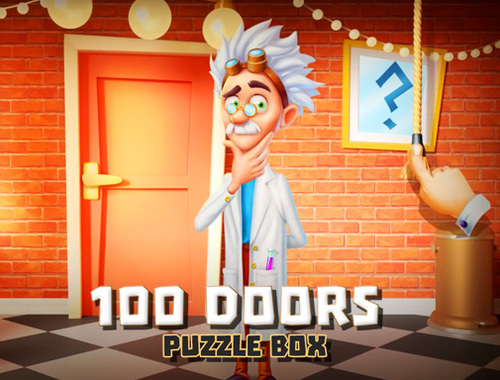 Spel 100 deure legkaartkas  aanlyn