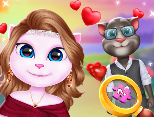 Spel Kitty paartjie lieflike valentyn  aanlyn