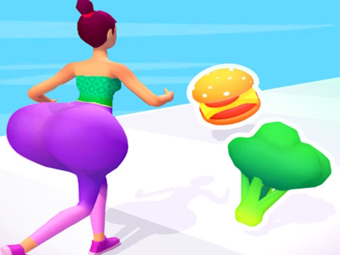 Spel TWERK IT! Body Race 3D  aanlyn