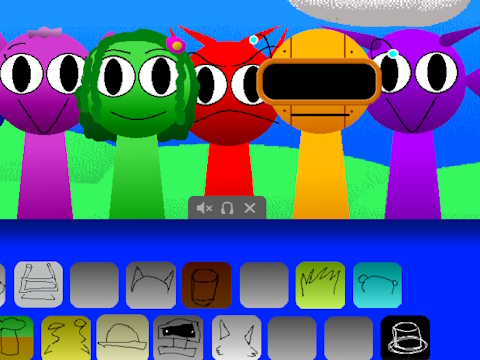 Spel Sprunka geanimeer  aanlyn