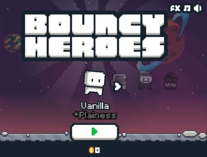 Spel Bouncy helde  aanlyn