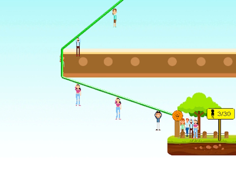 Spel Zipline People Rescue  aanlyn