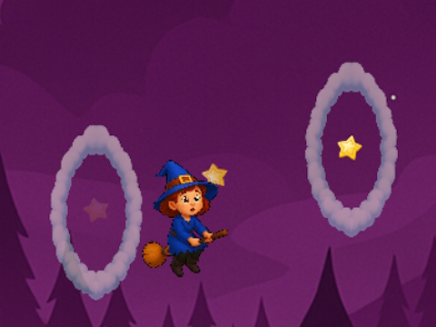 Spel Stunt Witch 2  aanlyn