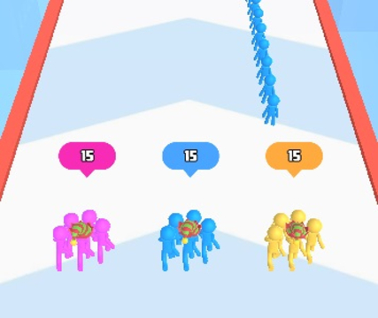 Spel Tel Master Match Color Run  aanlyn