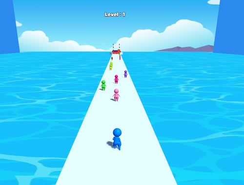 Spel Stickman Collect Run  aanlyn