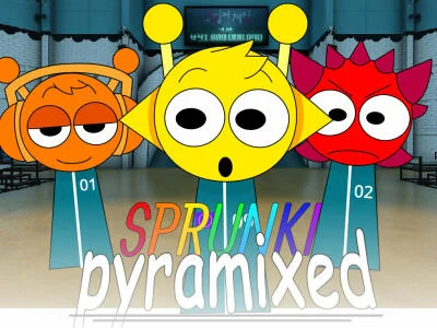 Spel Sprunki Pyramixed: Squid Game  aanlyn