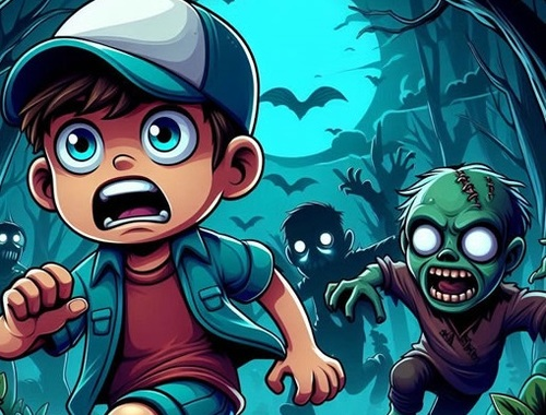 Spel Zombie jaag  aanlyn