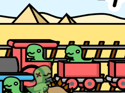 Spel Spoorweg Dino  aanlyn