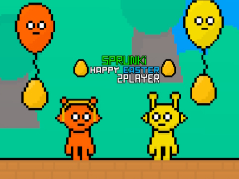 Spel Sprunki Happy Easter 2Player  aanlyn