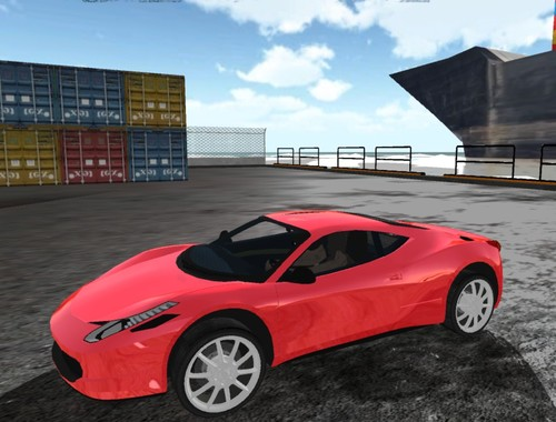 Spel GT -uitbranding -parkeersimulator  aanlyn