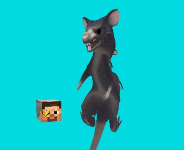 Spel Ratomilton Spining Floppy Minecraft  aanlyn