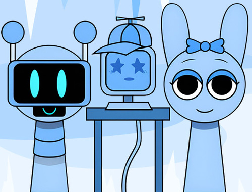 Spel Huggy Mix Sprunki Music Box  aanlyn