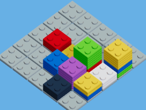 Spel Blok sorteer legkaart  aanlyn