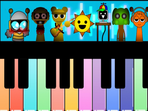 Spel Sprunki Piano Explorer  aanlyn