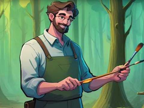 Spel Kreatiewe kunstenaars ontsnap  aanlyn