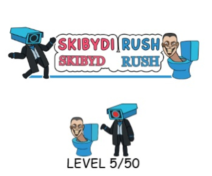 Spel Skibydi Rush  aanlyn