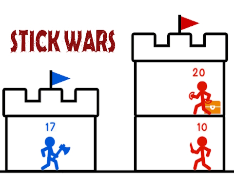 Spel Stick War  aanlyn