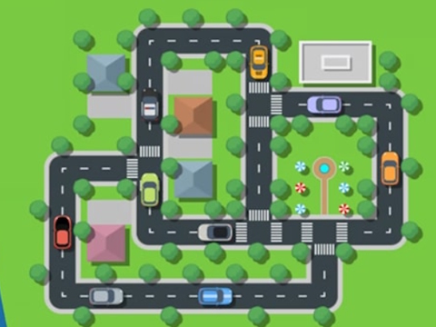 Spel Verkeersparkeerplek  aanlyn