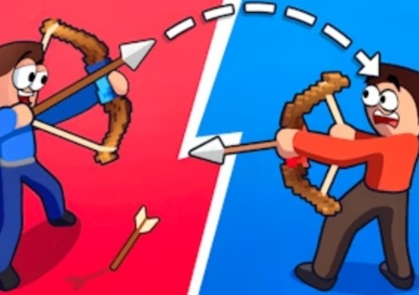 Spel Twee boogskutters boogduel  aanlyn