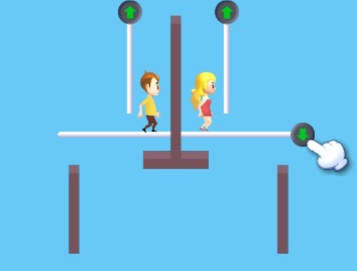 Spel Pin legkaart liefdesverhaal  aanlyn