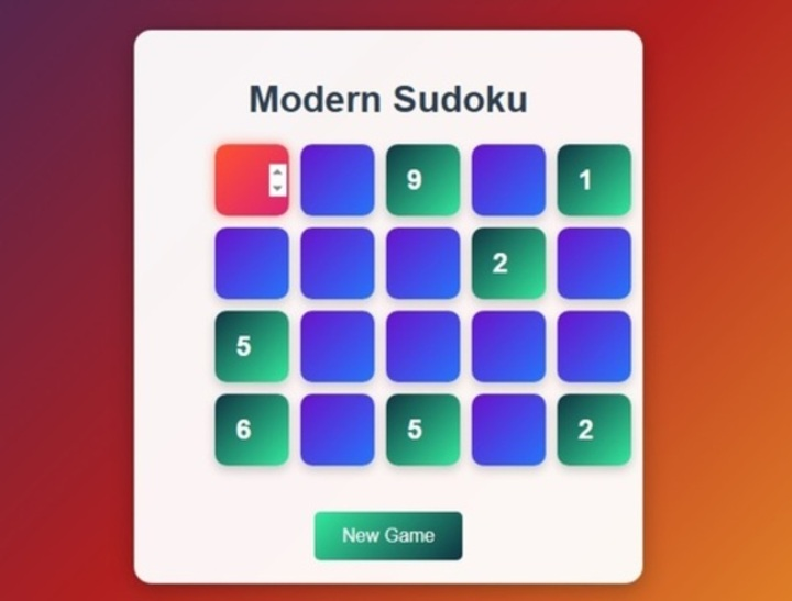 Spel Moderne Sudoku  aanlyn