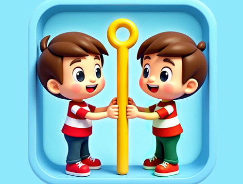 Spel Trek die penne  aanlyn