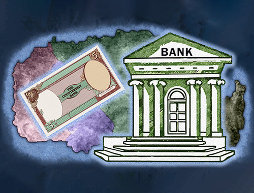 Spel Die vervalste bank  aanlyn