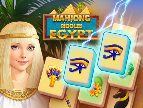 Spel Mahjong Riddles: Egipte  aanlyn