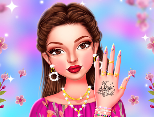 Spel Celebrity Spring Manicure Design  aanlyn