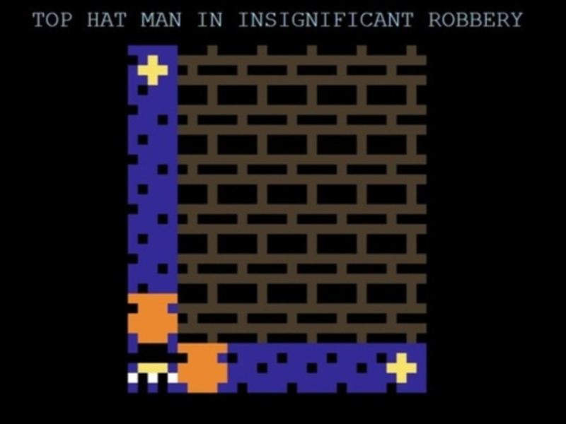 Spel Top Hat Man in onbeduidende roof  aanlyn