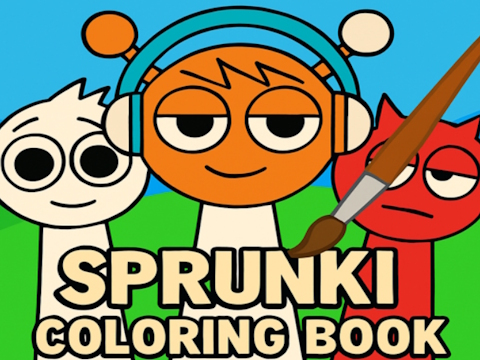 Spel Sprunki kleurboek  aanlyn