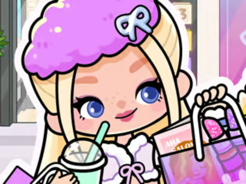 Spel Jigsaw Puzzle: Aha World Shopping Spree  aanlyn
