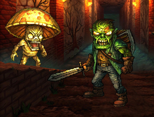 Spel Monster Slayer smelt en oorleef  aanlyn
