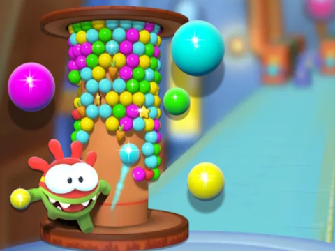Spel Om nom toring 3d  aanlyn