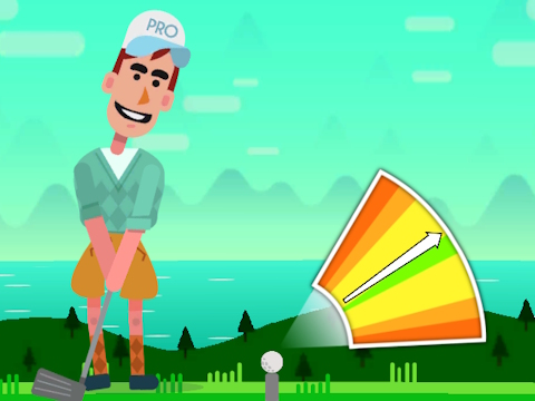 Spel Gholf geslaan  aanlyn